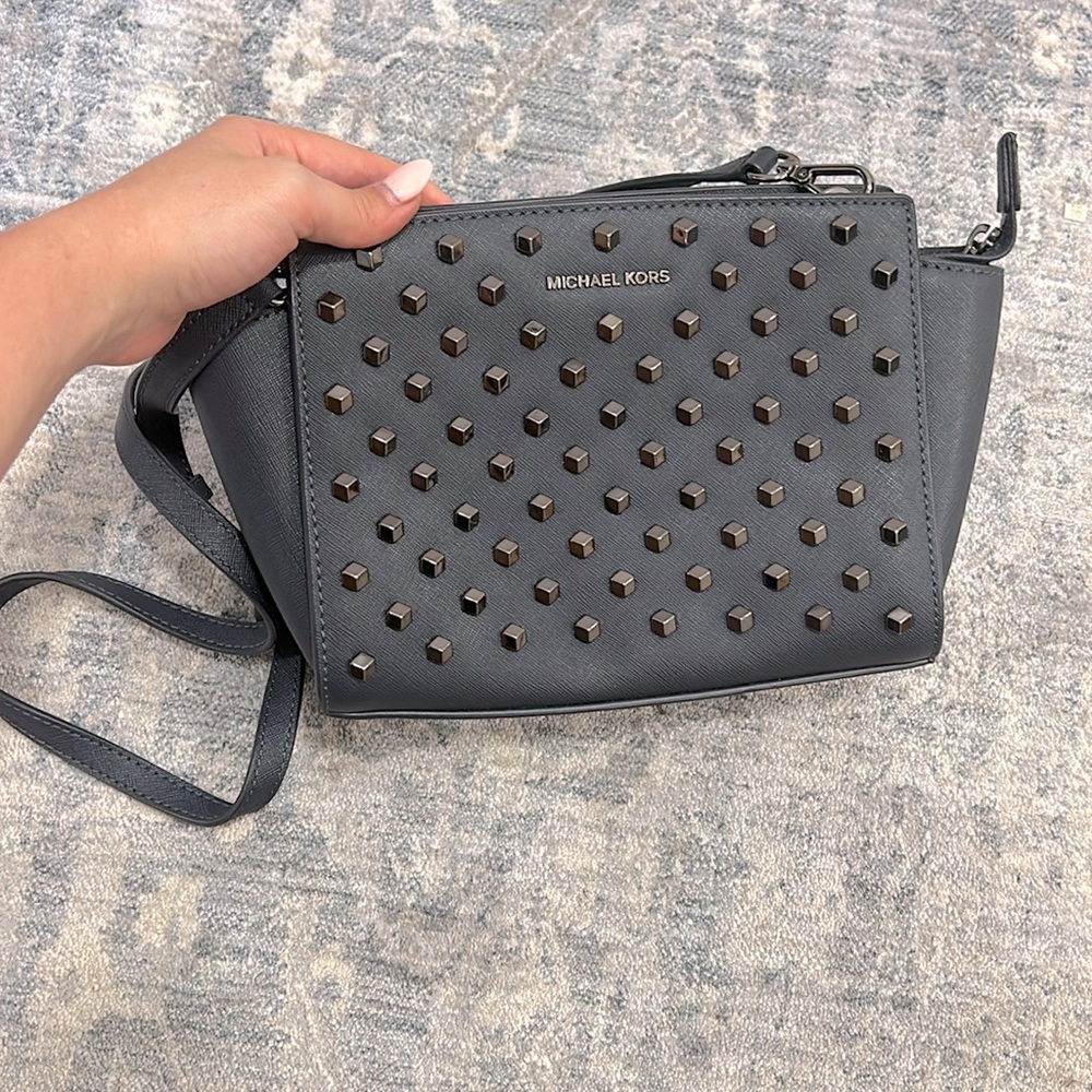 Michael Kors Studded Selma Messenger